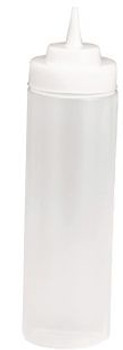 TableCraft 11253C-1 Wide Mouth Squeeze Bottle Clear - 12 Oz. TableCraft 11253C-1 Wide Mouth Squeeze Bottle Clear - 12 Oz.