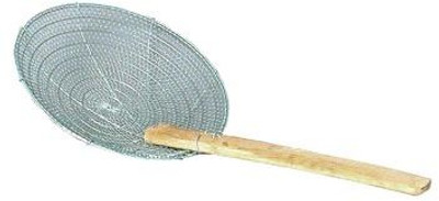 Town 42624-SS Skimmer - Coarse - 14" - Stainless Steel W/ Bamboo Handle Town 42624-SS Skimmer - Coarse - 14" - Stainless Steel W/ Bamboo Handle