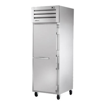 True Manufacturing STG1R-1S-HC Spec Series 1 Section Refrigerator with Solid Door - Aluminum Sides & Interior True Manufacturing STG1R-1S-HC Spec Series 1 Section Refrigerator with Solid Door - Aluminum Sides & Interior