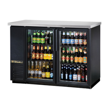 True Manufacturing TBB-24-48G-HC-LD Back Bar Cooler - 2 Glass Door - 49" Wide - 24" Deep True Manufacturing TBB-24-48G-HC-LD Back Bar Cooler - 2 Glass Door - 49" Wide - 24" Deep