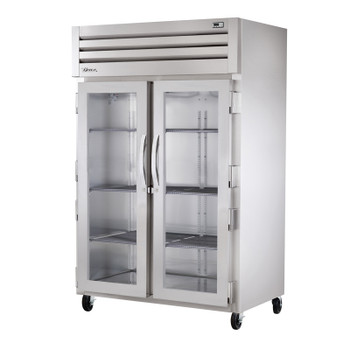True Manufacturing STR2H-2G Spec Series 2 Section Heated Reach In Cabinet with Glass Doors - All Stainless True Manufacturing STR2H-2G Spec Series 2 Section Heated Reach In Cabinet with Glass Doors - All Stainless