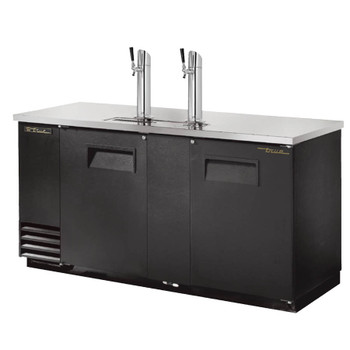 True Manufacturing TDD-3-HC Direct Draw Beer Dispenser in Black Holds 3 Kegs True Manufacturing TDD-3-HC Direct Draw Beer Dispenser in Black Holds 3 Kegs