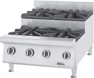 Garland US Range UTOG24-SU4 4 Burner Step Up Hotplate - Gas Garland US Range UTOG24-SU4 4 Burner Step Up Hotplate - Gas