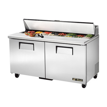 True Manufacturing TSSU-60-16-HC Refrigerated Sandwich Prep Table Unit 60" - 16 Pans True Manufacturing TSSU-60-16-HC Refrigerated Sandwich Prep Table Unit 60" - 16 Pans