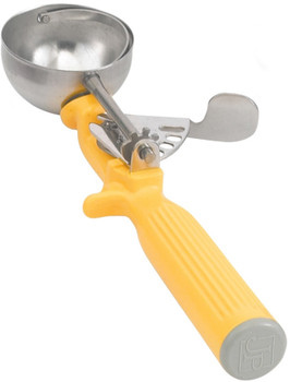 Winco ISS-100 #100 Round Squeeze Handle Disher Portion Scoop