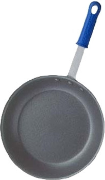 Vollrath 58930 12.5 Carbon Steel Frying Pan w/ Solid Metal Handle, Silver