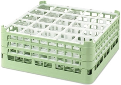 Vollrath 52733 Glass Rack - 25 Compartment 11 5/16" Tall - Green Vollrath 52733 Glass Rack - 25 Compartment 11 5/16" Tall - Green