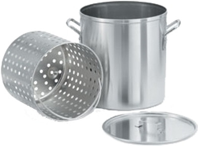 Vollrath 68272 Steamer / Fryer set with basket and cover - 60 Qt. Vollrath 68272 Steamer / Fryer set with basket and cover - 60 Qt.