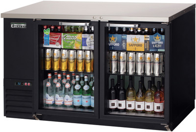 Everest EBB59G 59" Back Bar Cooler - 2 Glass Door Everest EBB59G 59" Back Bar Cooler - 2 Glass Door