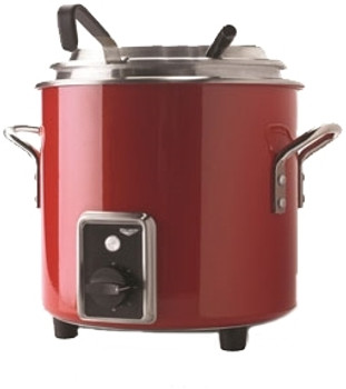 Vollrath 7217255 11 Qt Retro Stock Pot Kettle Rethermalizer - Fire Engine Red Vollrath 7217255 11 Qt Retro Stock Pot Kettle Rethermalizer - Fire Engine Red