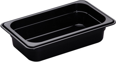Cambro 42HP110 1/4 Size High Heat X-Pan - 2.5" Deep - Black Onyx Cambro 42HP110 1/4 Size High Heat X-Pan - 2.5" Deep - Black Onyx