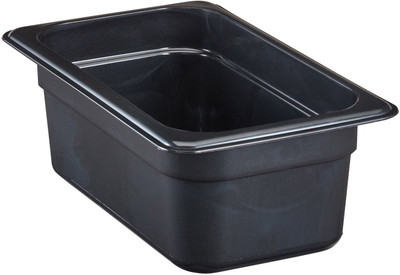Cambro 44HP110 1/4 Size High Heat X-Pan - 4" Deep - Black Onyx Cambro 44HP110 1/4 Size High Heat X-Pan - 4" Deep - Black Onyx