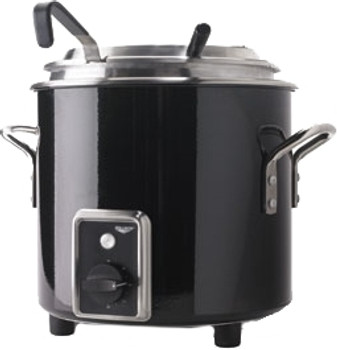 Vollrath 7217760 7 Qt Retro Stock Pot Kettle Rethermalizer - Black Vollrath 7217760 7 Qt Retro Stock Pot Kettle Rethermalizer - Black