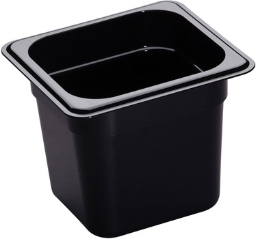Cambro 66HP110 1/6 Size High Heat X-Pan - 6" Deep - Black Onyx Cambro 66HP110 1/6 Size High Heat X-Pan - 6" Deep - Black Onyx