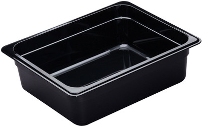 Cambro 24HP110 1/2 Size High Heat X-Pan- 4" Deep - Black Onyx Cambro 24HP110 1/2 Size High Heat X-Pan- 4" Deep - Black Onyx