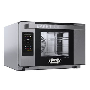 Cadco XAFT-03HS-TD Bakerlux TOUCH Half Size Convection Oven w/ Humidity - 3 Shelf Cadco XAFT-03HS-TD Bakerlux TOUCH Half Size Convection Oven w/ Humidity - 3 Shelf