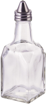 Winco G-104 Oil & Vinegar Cruet - 6 oz. Square - 1 Dozen Winco G-104 Oil & Vinegar Cruet - 6 oz. Square - 1 Dozen