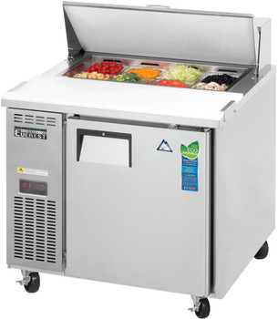 Everest EPR1 1 Door Sandwich Prep Table - 9 cu. ft. Everest EPR1 1 Door Sandwich Prep Table - 9 cu. ft.