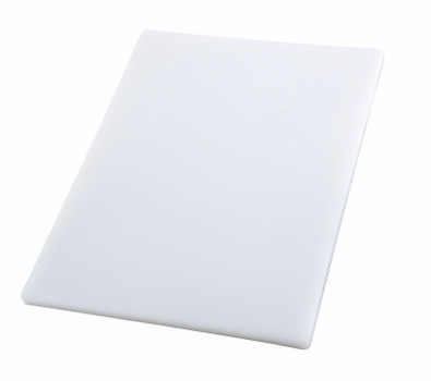 Winco CBH-1824 18" x 24" x 3/4" White Cutting Board - Poly Winco CBH-1824 18" x 24" x 3/4" White Cutting Board - Poly