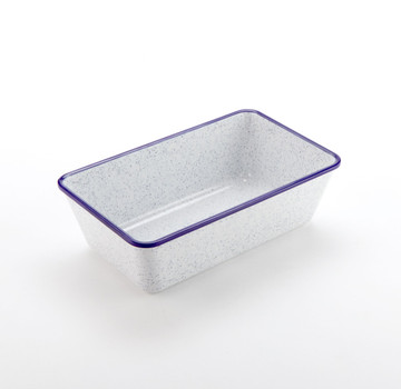 American Metalcraft MRCS10 White Bowl with Blue Speckles & rim - 64 oz American Metalcraft MRCS10 White Bowl with Blue Speckles & rim - 64 oz