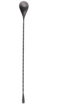 TableCraft 10558 Black Etch Bar Spoon - 12" TableCraft 10558 Black Etch Bar Spoon - 12"