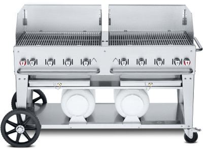 Crown Verity CV-CCB-60WGP 60"  Club Series Mobile Grill with Wind Protection - LP Crown Verity CV-CCB-60WGP 60"  Club Series Mobile Grill with Wind Protection - LP