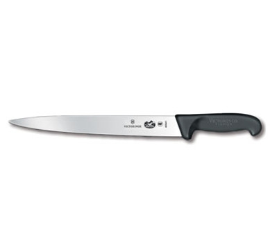 Victorinox 5.4503.30 12" Semi Flexible Carving Knife - Black Fibrox Handle Victorinox 5.4503.30 12" Semi Flexible Carving Knife - Black Fibrox Handle