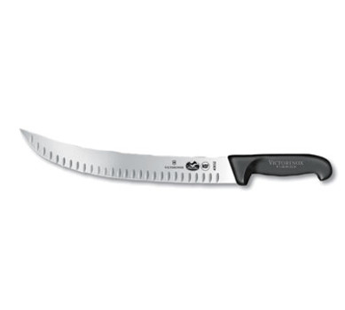 Victorinox 5.7323.31 12" Cimeter with Granton Edge - Black Fibrox Handle Victorinox 5.7323.31 12" Cimeter with Granton Edge - Black Fibrox Handle