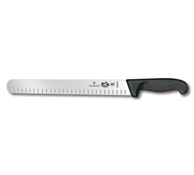 Victorinox 5.4723.36 14" Slicer Granton Edge - Black Fibrox Handle Victorinox 5.4723.36 14" Slicer Granton Edge - Black Fibrox Handle