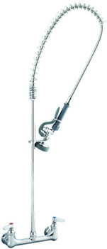 T&S Brass B-0133 Pre-Rinse Wall Mounted Assembly with Spring Action Gooseneck T&S Brass B-0133 Pre-Rinse Wall Mounted Assembly with Spring Action Gooseneck