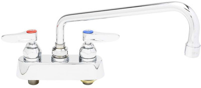 T&S Brass B-1112 Faucet Deck Mount - 4" - Center - 10" Swing Nozzle T&S Brass B-1112 Faucet Deck Mount - 4" - Center - 10" Swing Nozzle