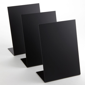 American Metalcraft TBABLA5 8-1/4" Tabletop Chalkboard (Pack of 3)