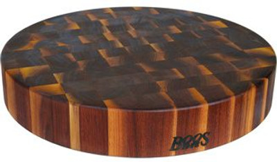 John Boos WAL-CCB183-R Walnut Chopping Block - Solid 18" x 3"