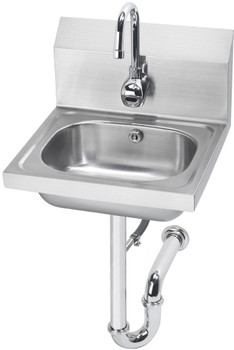 Krowne HS-12 Hand Sink - Wall Mounted - Electronic Gooseneck Faucet Krowne HS-12 Hand Sink - Wall Mounted - Electronic Gooseneck Faucet
