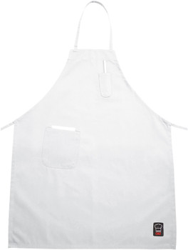 Winco BA-PWH Full-Length Bib Apron - White Winco BA-PWH Full-Length Bib Apron - White