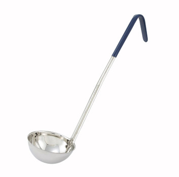 Winco LDC-8 8 oz. Color-Coded Ladle - Blue Winco LDC-8 8 oz. Color-Coded Ladle - Blue