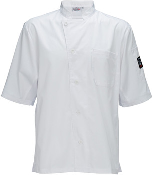 Winco UNF-9WXL X-Large White Ventilated Shirt Winco UNF-9WXL X-Large White Ventilated Shirt