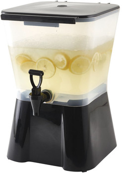 Winco PBD-3SK 3 Gallon Square Beverage Dispenser