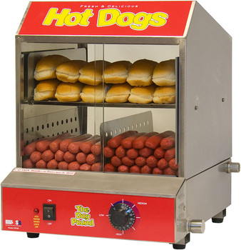 Winco 60048 164 Hot Dog Steamer and Bun Warmer Winco 60048 164 Hot Dog Steamer and Bun Warmer