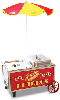 Winco 60072 Mini Hot Dog Cart for 60 Dogs and 30 Buns Winco 60072 Mini Hot Dog Cart for 60 Dogs and 30 Buns