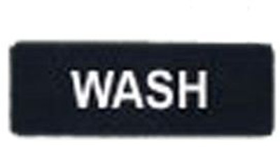 Winco SGN-318 Wash Sign 9" x 3" Winco SGN-318 Wash Sign 9" x 3"