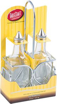 TableCraft H600N2 Oil and Vinegar Dispenser Set TableCraft H600N2 Oil and Vinegar Dispenser Set