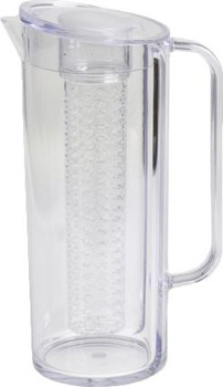 3-Way 2.5Qt Pitcher With Black Sanitary Lid in Plastic Pitchers With