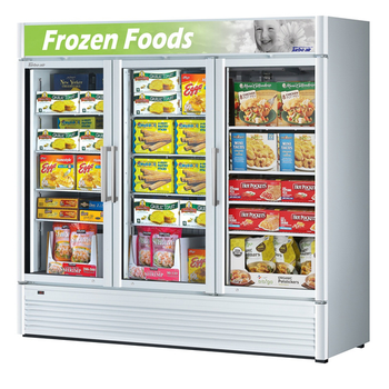 Turbo Air TGF-72SD-N 3 Section Merchandiser Freezer 60.43 Cu. Ft. - Super Deluxe Series Turbo Air TGF-72SD-N 3 Section Merchandiser Freezer 60.43 Cu. Ft. - Super Deluxe Series