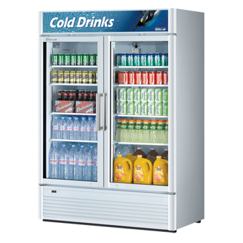 Turbo Air TGM-47SD-N 2 Section Refrigerated Merchandiser  41.71 Cu. Ft. -  Super Deluxe Series Turbo Air TGM-47SD-N 2 Section Refrigerated Merchandiser  41.71 Cu. Ft. -  Super Deluxe Series