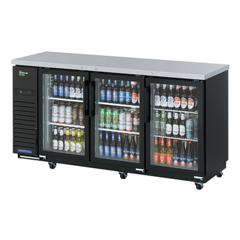 Turbo Air TBB-24-72SG-N 73" Narrow Back Bar Cooler - Super Deluxe Series Turbo Air TBB-24-72SG-N 73" Narrow Back Bar Cooler - Super Deluxe Series
