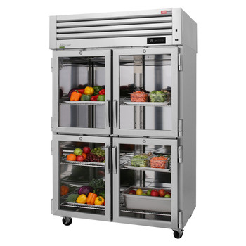Turbo Air PRO-50-4R-G-N 2 Section Reach In Refrigerator- PRO Series Turbo Air PRO-50-4R-G-N 2 Section Reach In Refrigerator- PRO Series