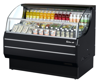 Turbo Air TOM-60SB-N Horizontal Open Display Merchandiser - 11.2  Cu. Ft. Turbo Air TOM-60SB-N Horizontal Open Display Merchandiser - 11.2  Cu. Ft.