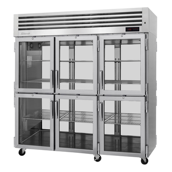 Turbo Air PRO-77-6H-G-PT 3 Section Pass-Thru Heated Cabinet- PRO Series Turbo Air PRO-77-6H-G-PT 3 Section Pass-Thru Heated Cabinet- PRO Series