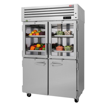 Turbo Air PRO-50R-GSH-N 2 Section Reach In Refrigerator- PRO Series Turbo Air PRO-50R-GSH-N 2 Section Reach In Refrigerator- PRO Series